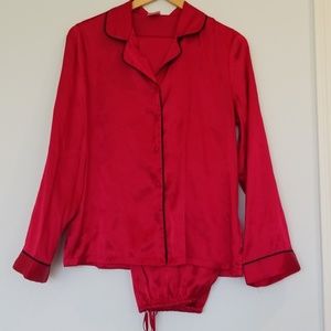 Pajama set,dark red  size S Gilligan& O'Malley